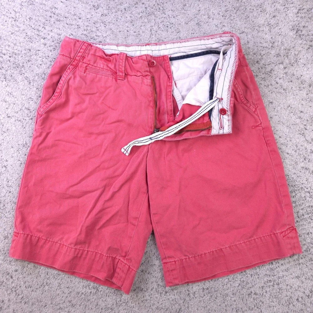 Polo Ralph Lauren Shorts Mens 30 Light Red Drawstring 10 Inseam Pony Logo Pink